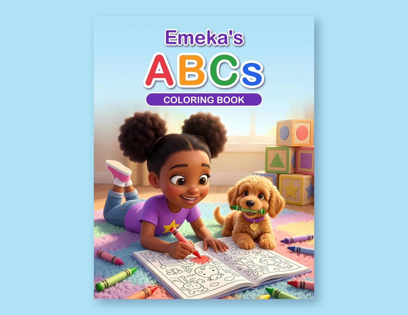 Emeka's ABCs Coloring Book β front cover